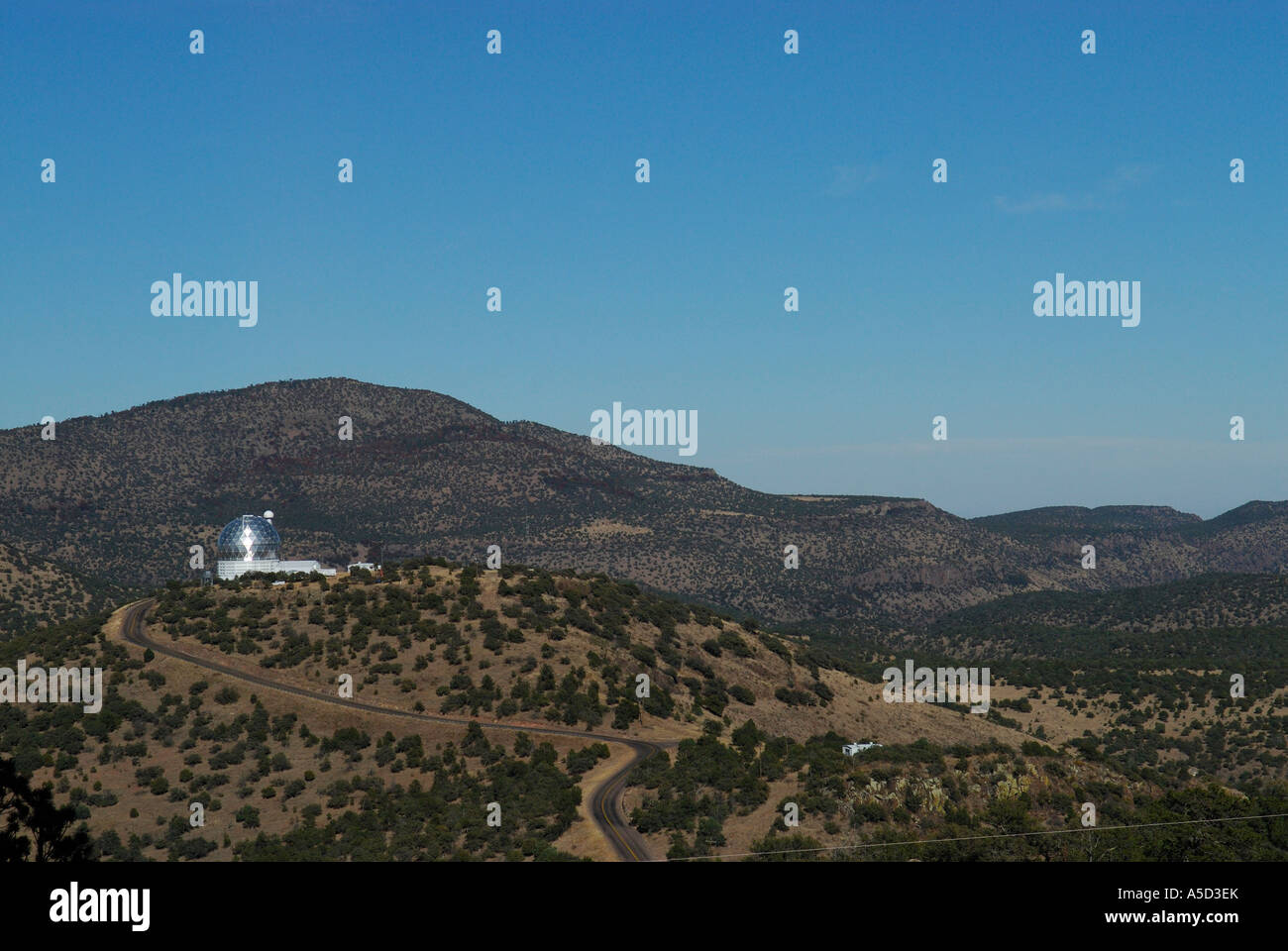 Mac Donald observatory in the Davis Mountains, West Texas Stock Photo