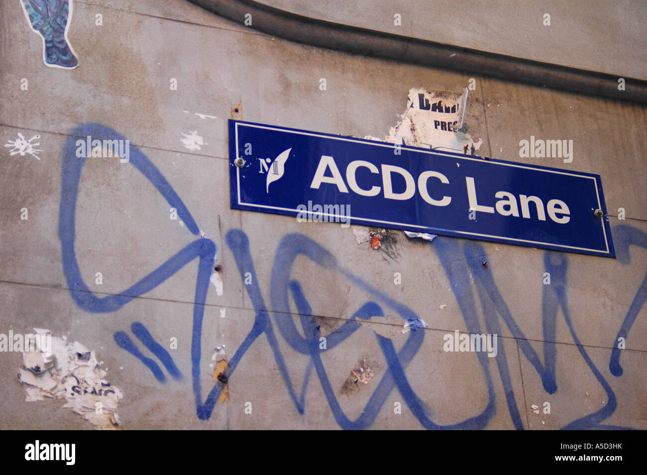 ACDC Lane, Melbourne Stock Photo