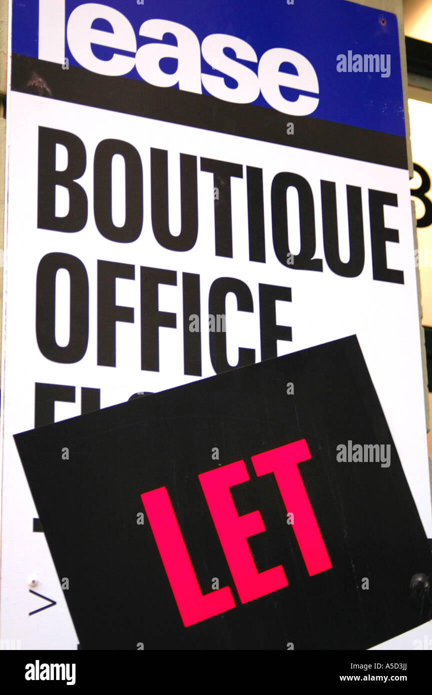 Boutique Office up for lease. Stock Photo
