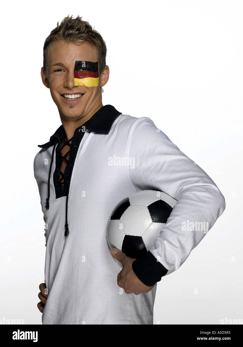 Male german soccer fan Stock Photo Alamy