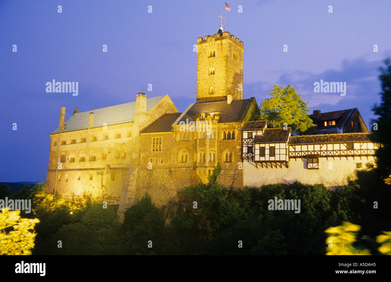 Palace building with tower of the wartburg hi-res stock photography and ...