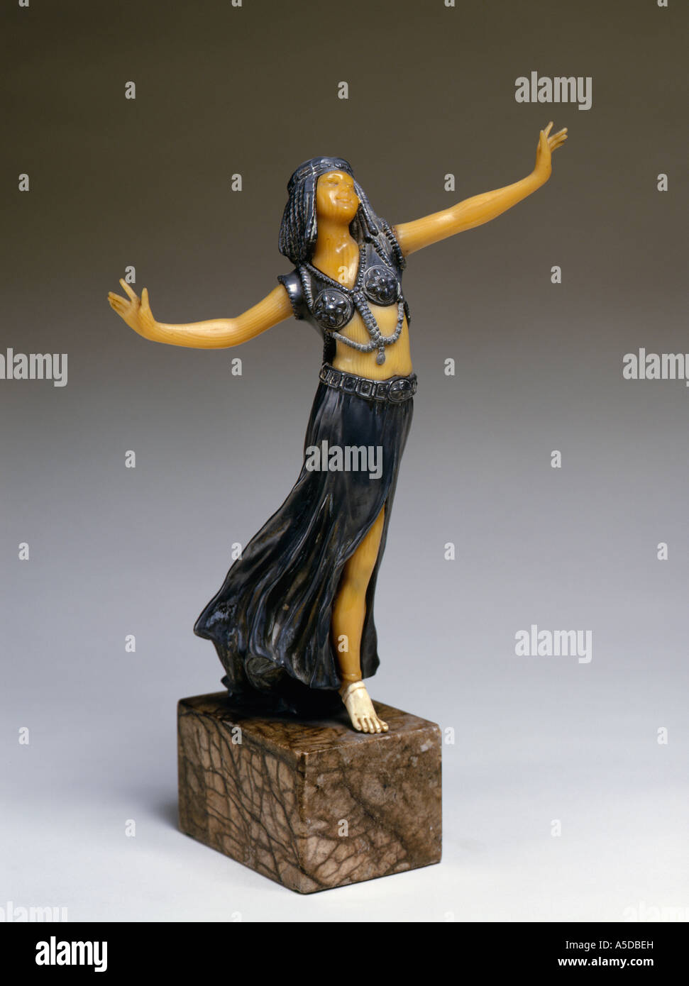 Egyptian revival statuette Stock Photo