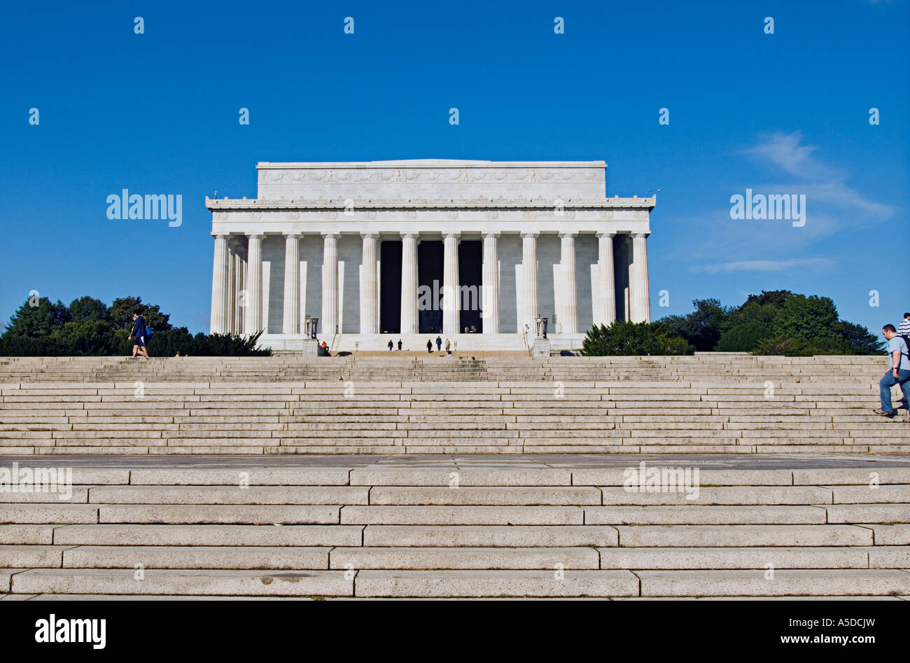 Washington dc lincoln memorial stairs hi-res stock photography and ...