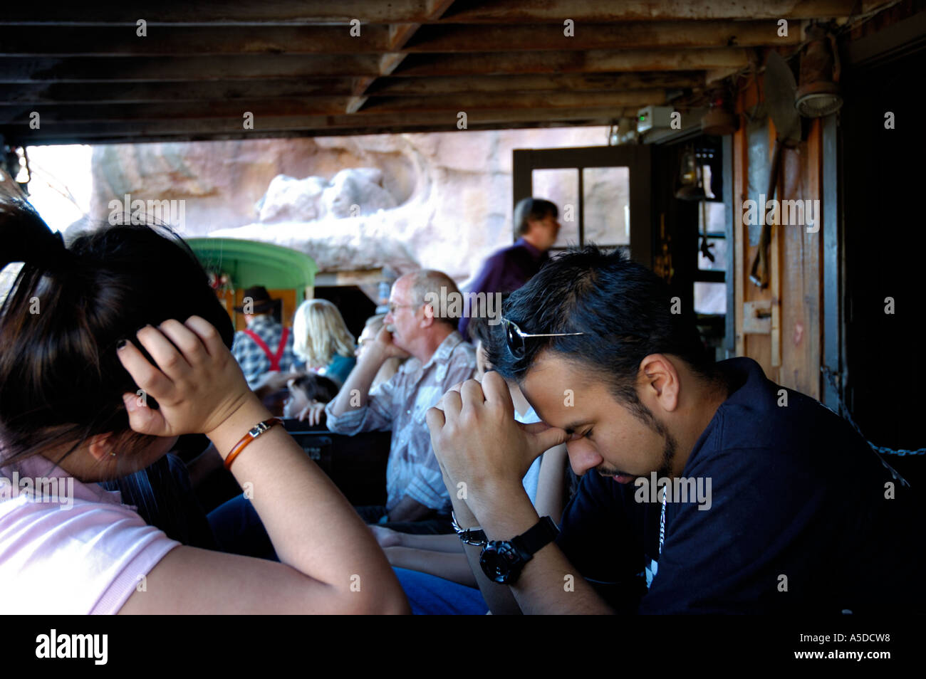 Calico Mine Ride at Knott's Berry Farm theme park CALIFORNIA Stock ...