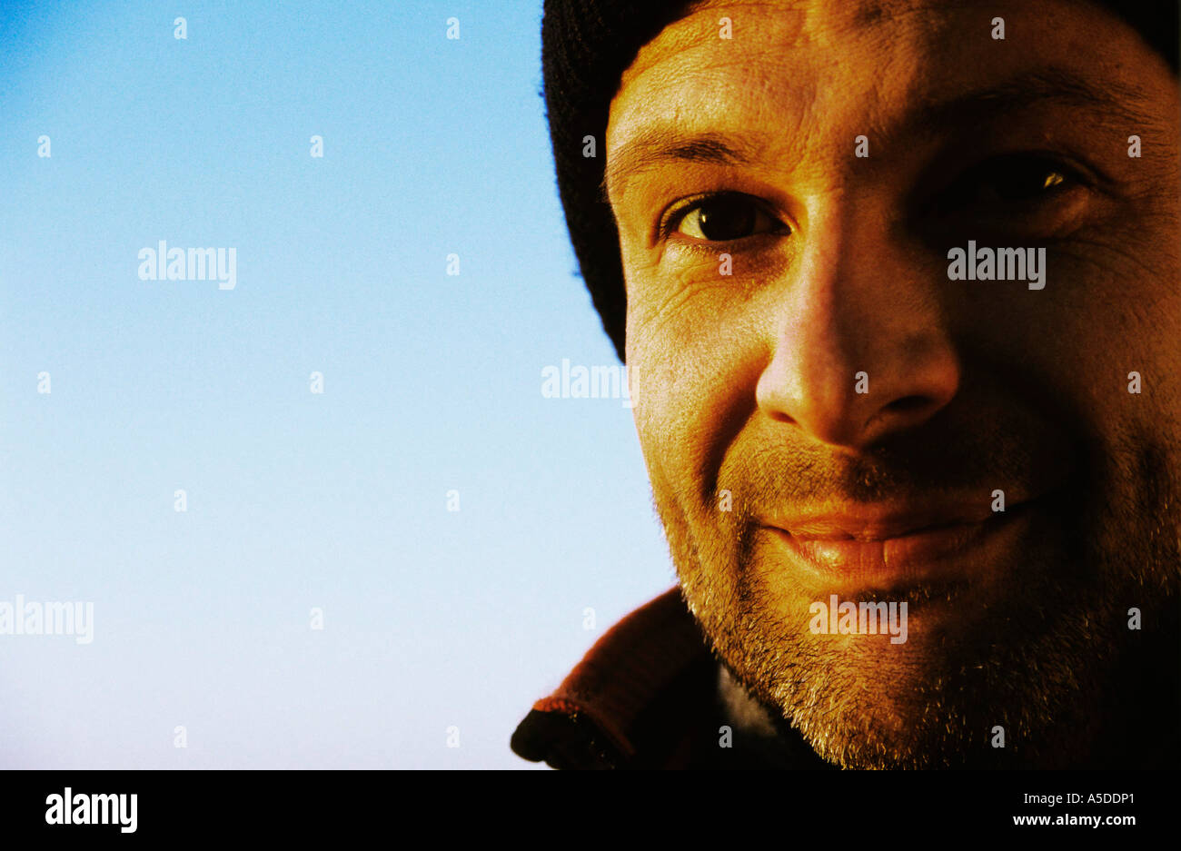 Smiling man, close up Stock Photo