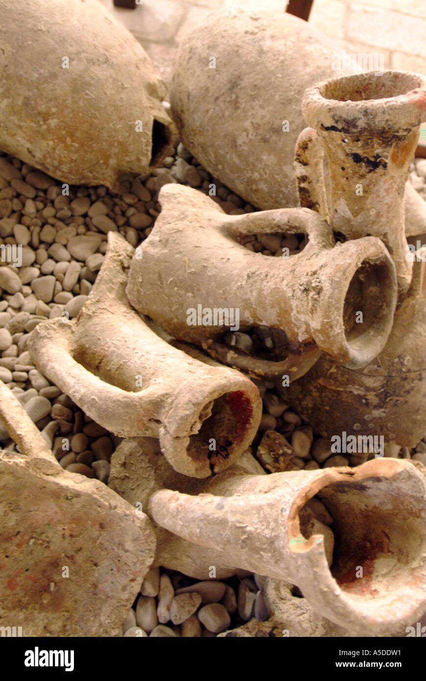 Croatia ancient vases Brac Stock Photo