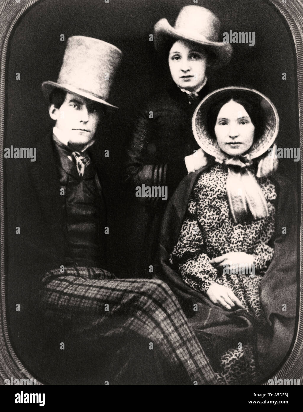 Historic photograph of a young Henry Flagler and family Stock Photo - Alamy