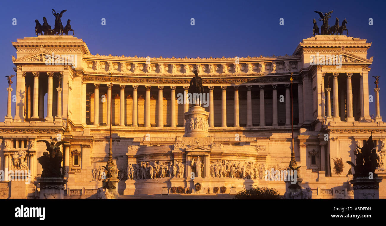 Victor Emmanuel Monument Rome Italy Stock Photo - Alamy