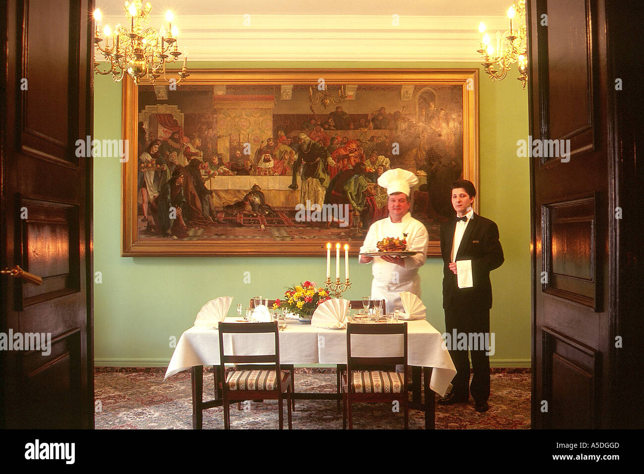 Krakow Wierzynek restaurant Stock Photo