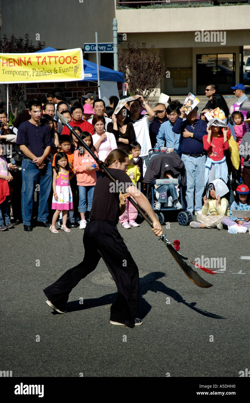 Martial Arts demonstration at the 2006 Chinese Lantern Festival in