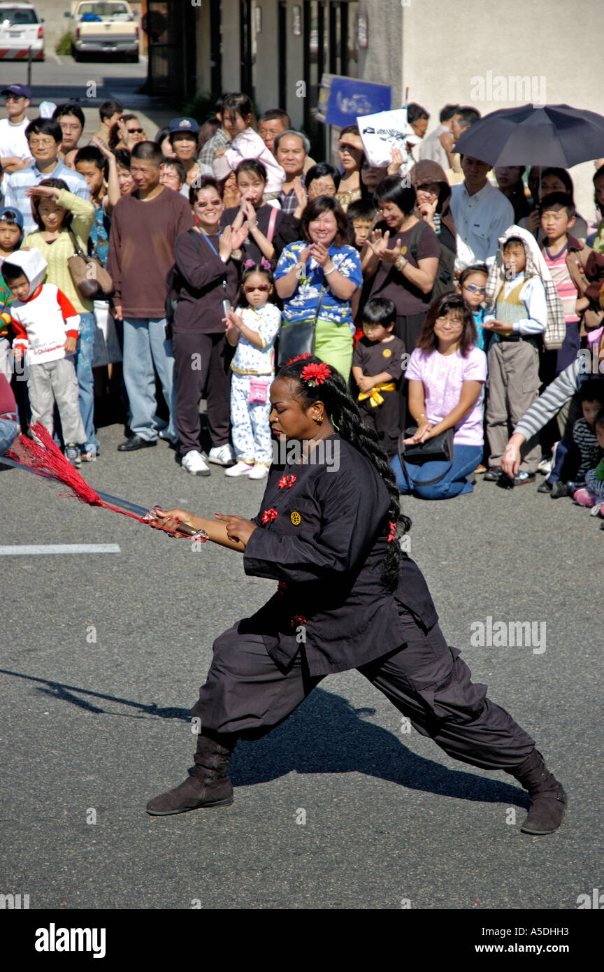 Martial Arts demonstration at the 2006 Chinese Lantern Festival in