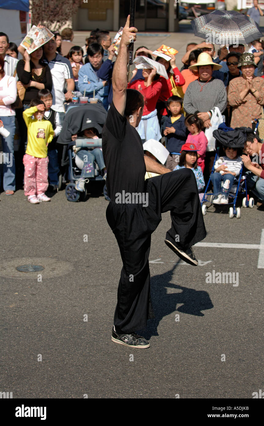 Martial Arts demonstration at the 2006 Chinese Lantern Festival in