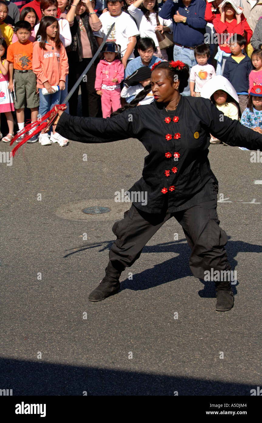 Martial Arts demonstration at the 2006 Chinese Lantern Festival in