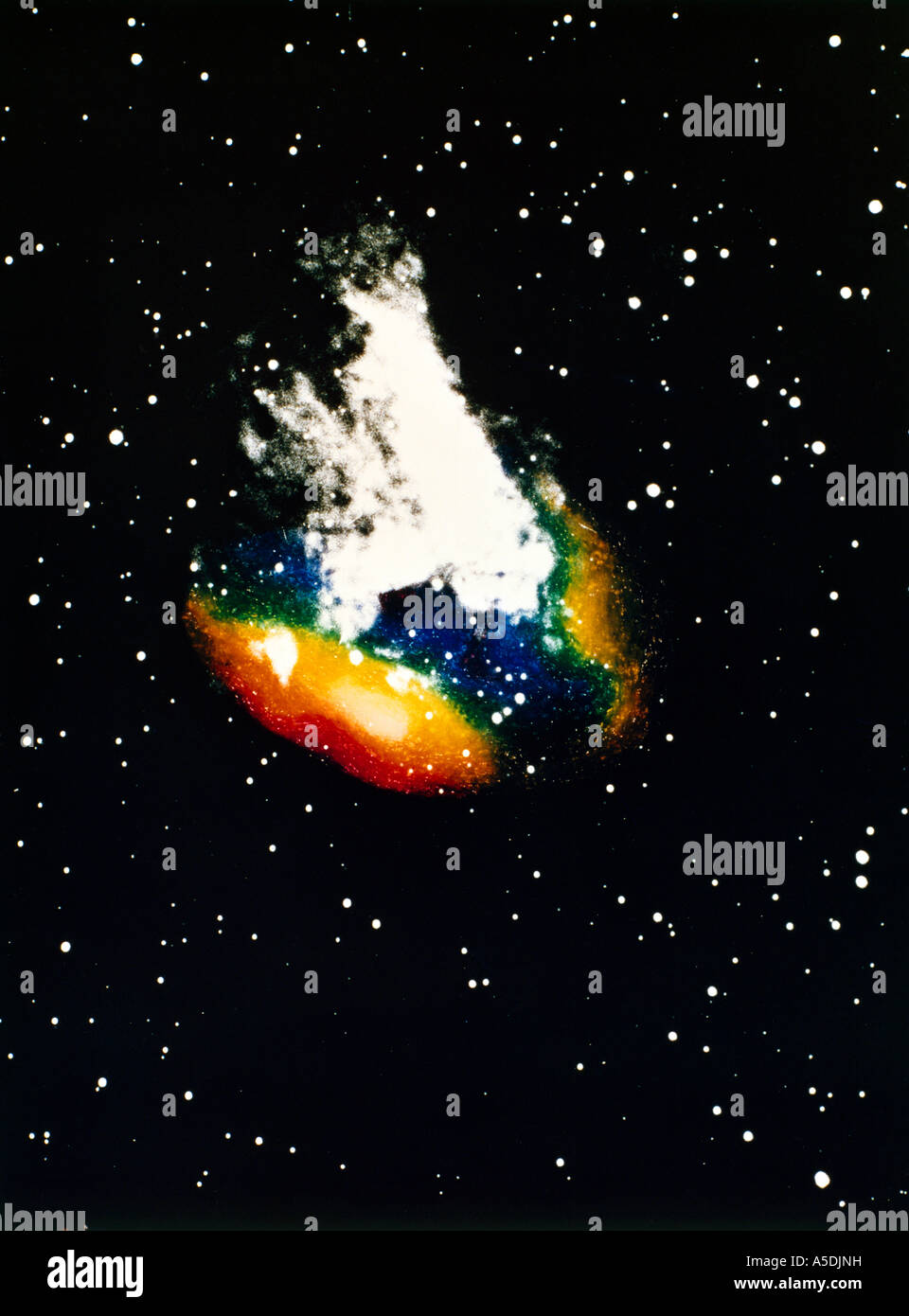 Swan Nebula Stock Photo