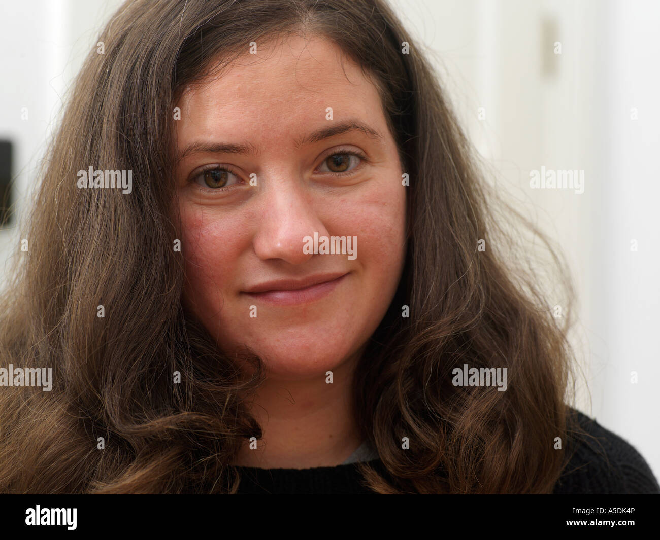 Portrait of Young Argentinian Woman in her Twenties Stock Photo