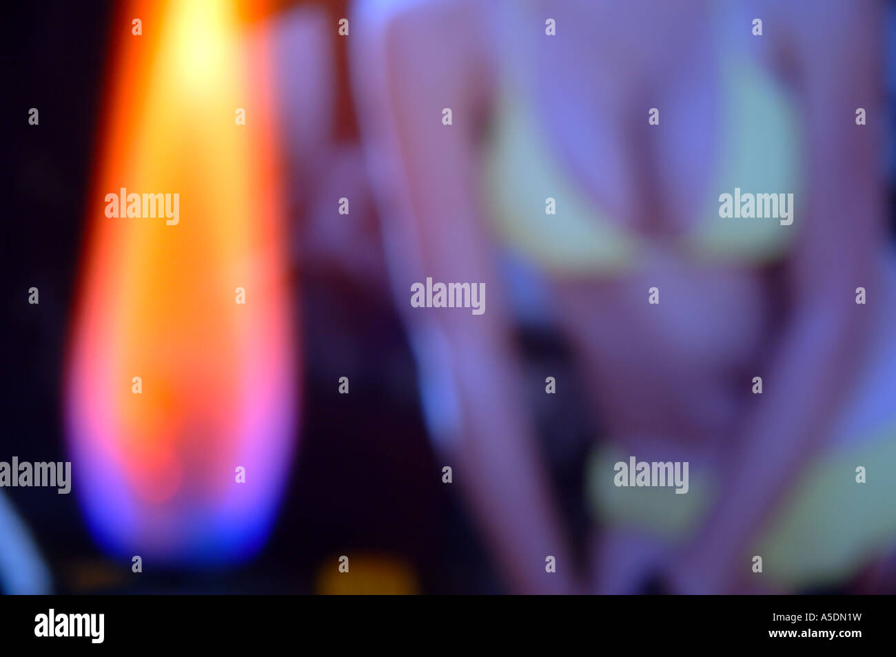 To Be Between Two Fires Stock Photo 11280996 Alamy - 