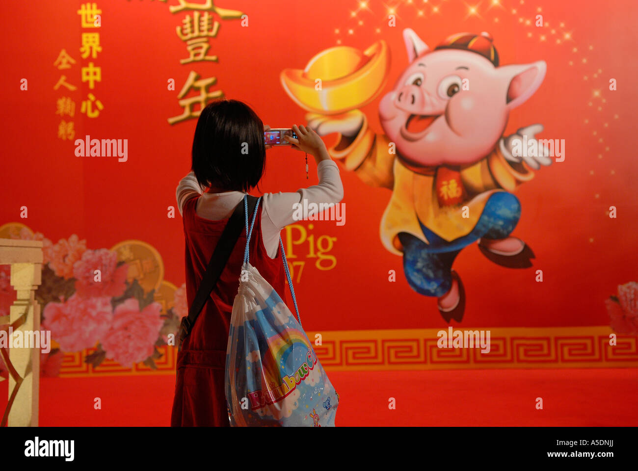 Cute Pig In A Santa Hat And Scarf Mascot Of The New Year 2019 According To Chinese  Zodiac Calendar Stock Illustration - Download Image Now - iStock