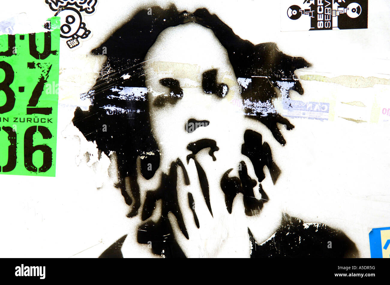 Funny Graffiti Characters Stencils