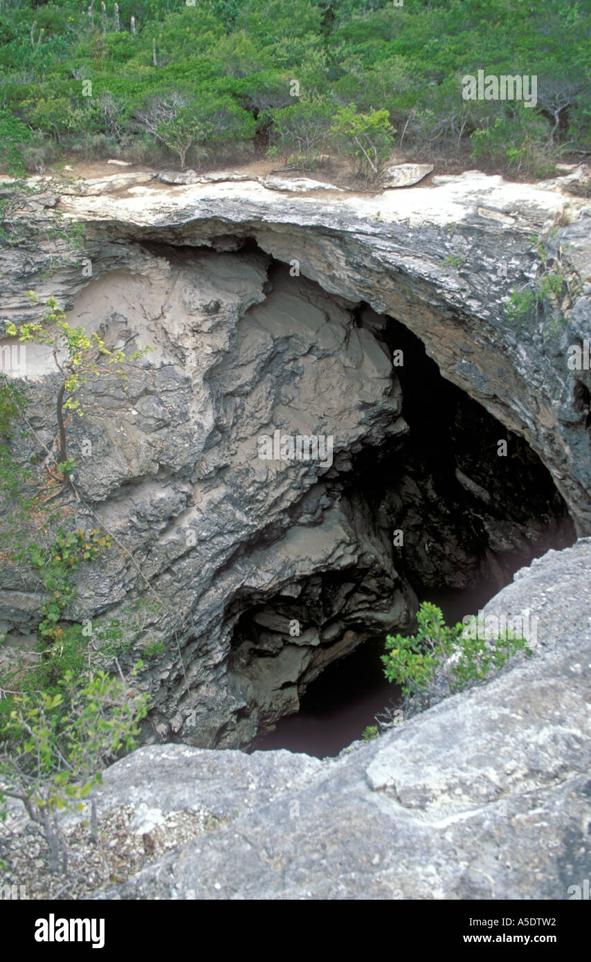 The Hole, Long Bay, Providenciales, Turks and Caicos Stock Photo - Alamy