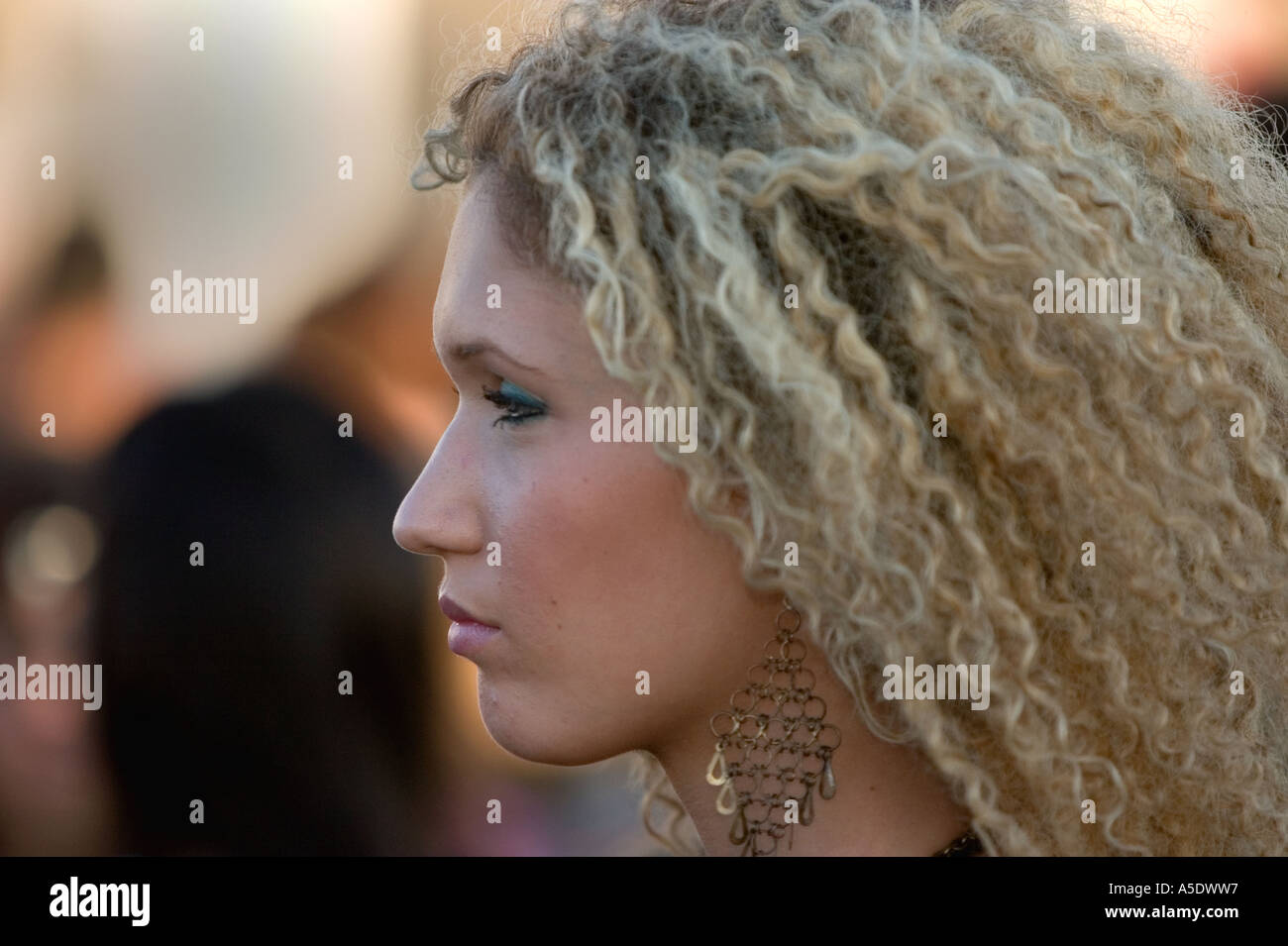 Young blond female model hi-res stock photography and images - Alamy