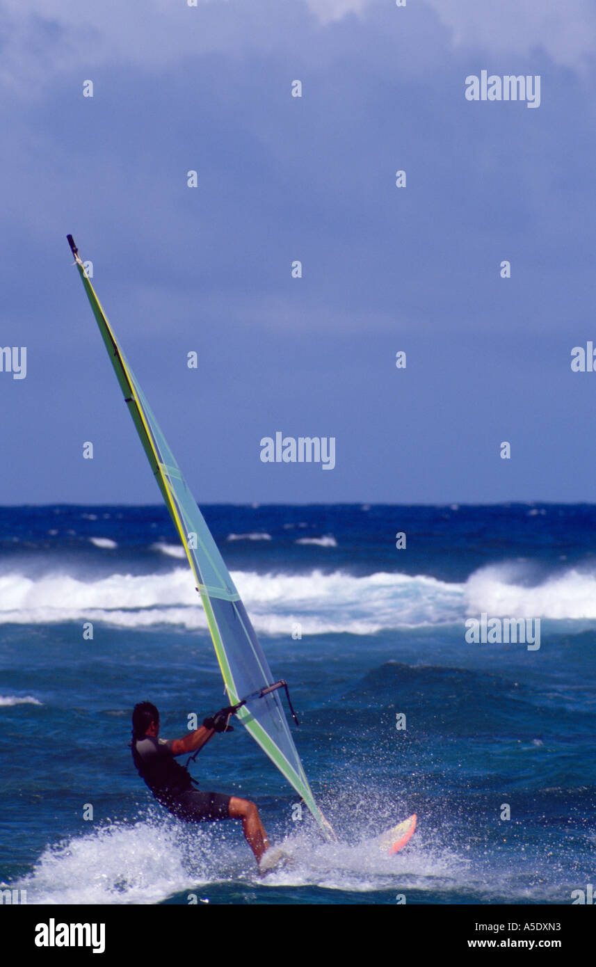 Windsurfing Kauai Hawaii High Resolution Stock Photography and Images