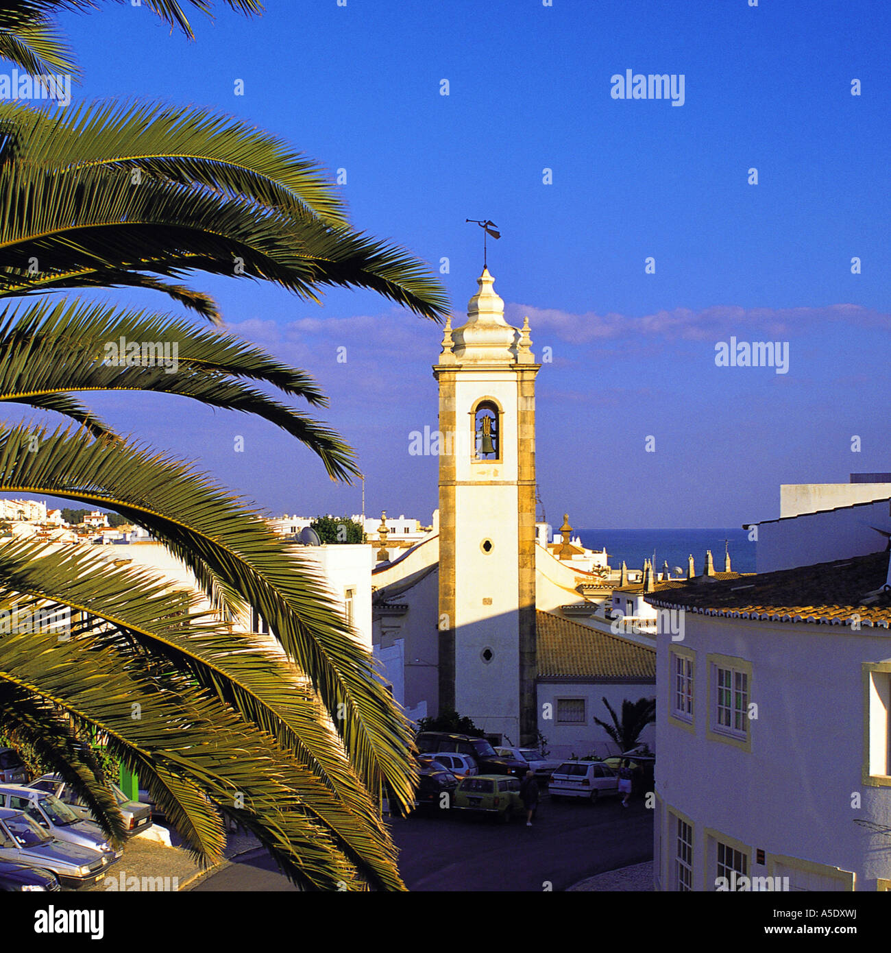 the old town of Albufeira, Portugal, Albufeira Stock Photo, Royalty ...