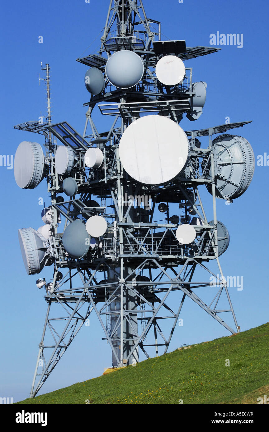 radio tower, Spain, Canary Islands, Teneriffa Stock Photo - Alamy