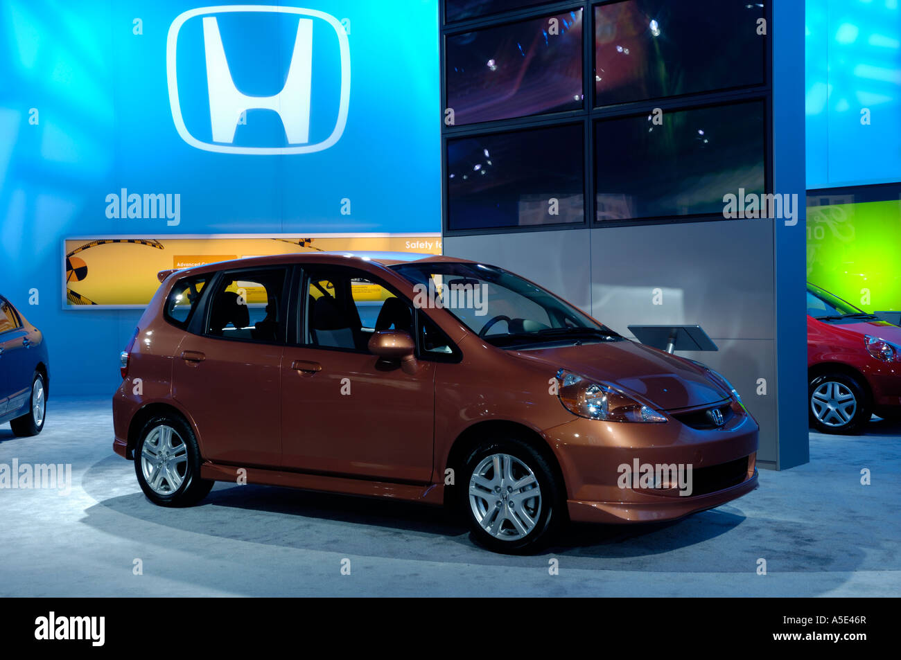 2007 Honda Fit at the 2007 North American International Auto Show in Detroit Michigan USA Stock Photo