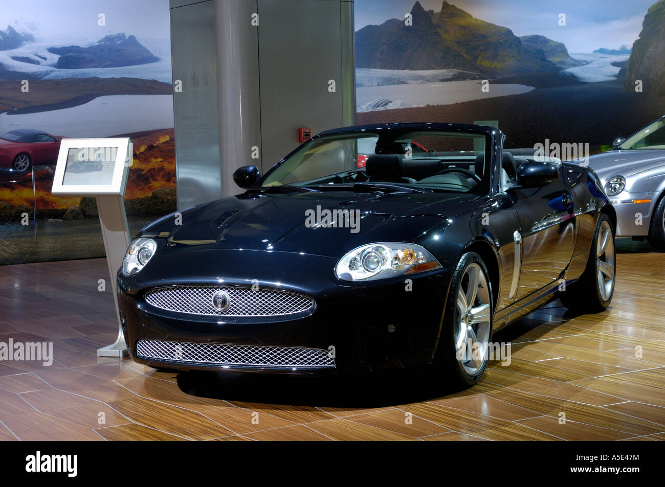 Jaguar XKR convertible at the 2007 North American International Auto Show in Detroit Michigan Stock Photo