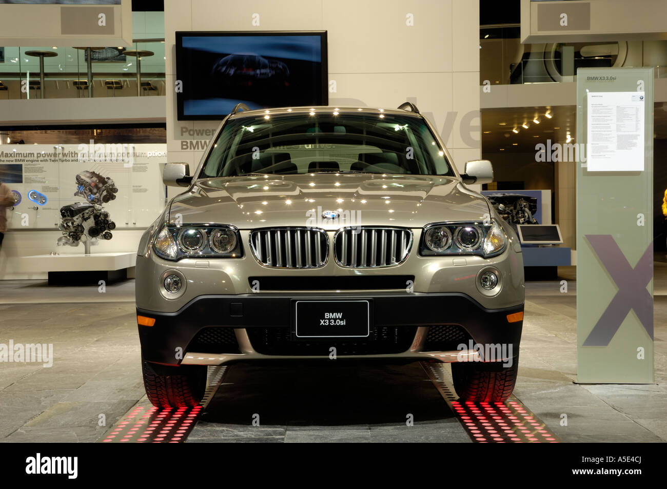 2007 BMW X3 3.0si at the 2007 North American International Auto Show in Detroit Michigan USA Stock Photo