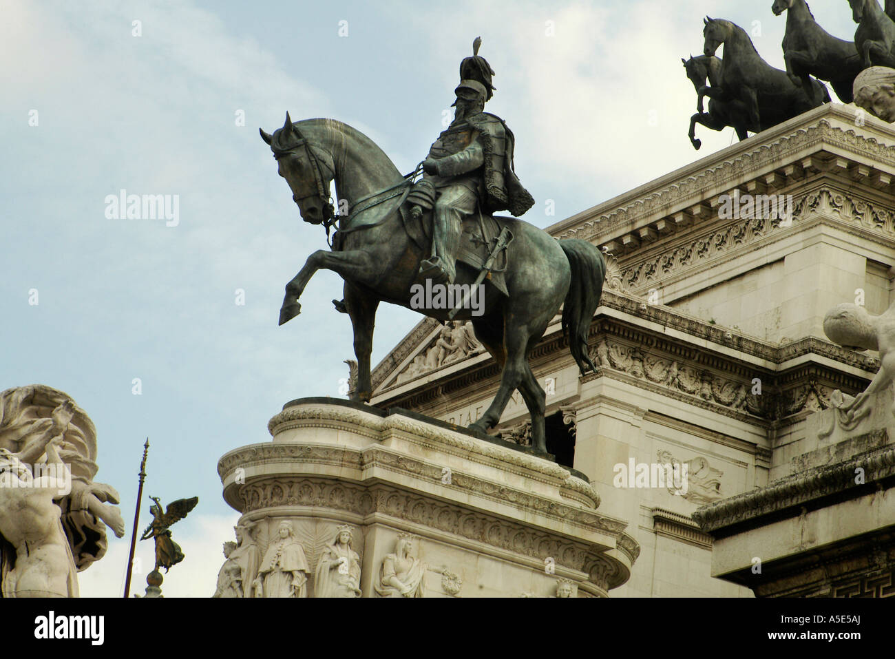 Equestrian statue of Vittorio Emanuele II of Savoia, first king of