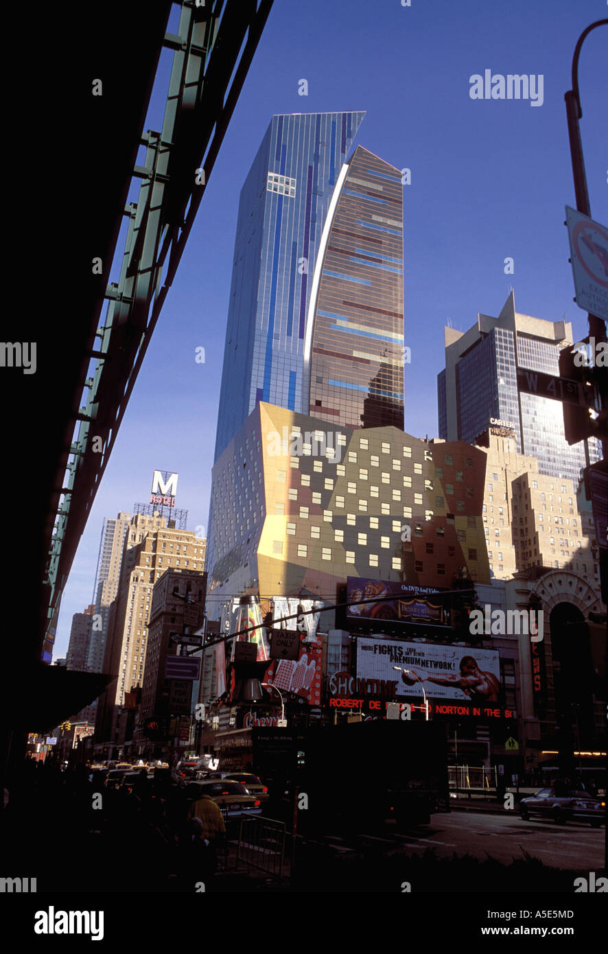 The Westin New York at Times Square from 41st and The port authority bus terminal 8th Avenue