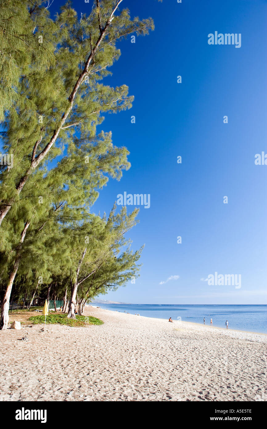 The Lagoon at L'Hermitage, Reunion Island Stock Photo Alamy