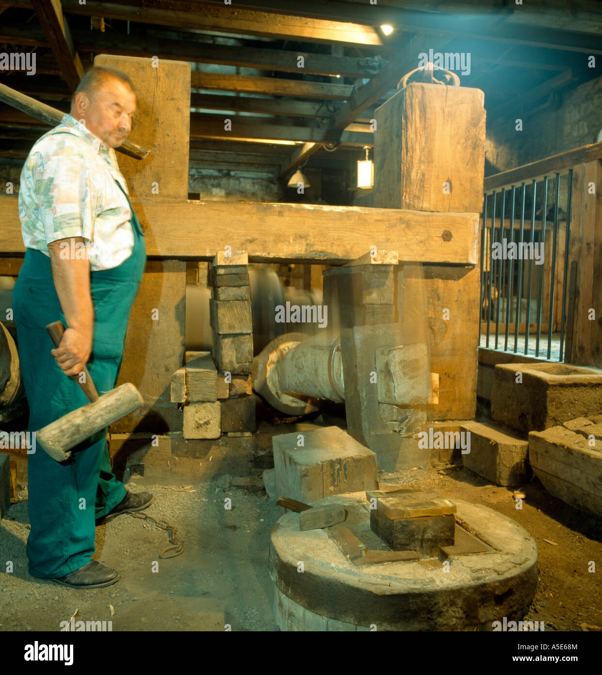 Ohrdruf, Hammerwerk, Tobiashammer Stock Photo - Alamy