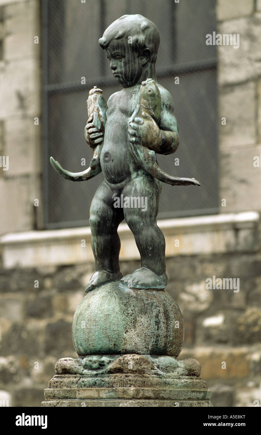 Aachen, Fischmarkt, Fischpüddelchen Stock Photo