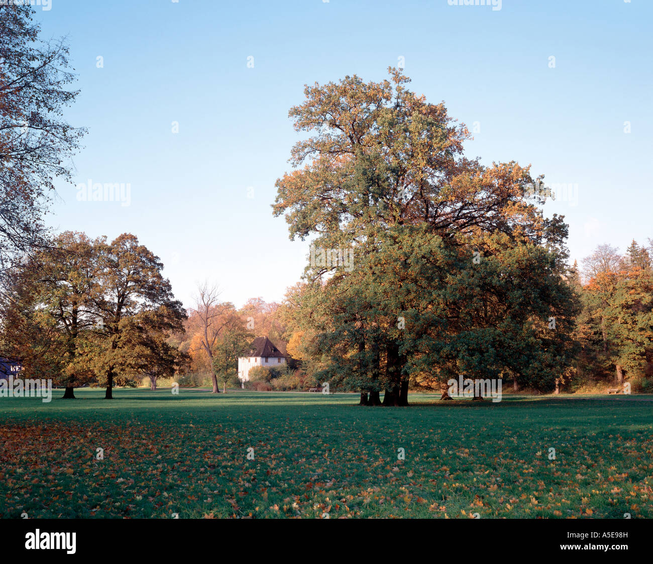 Weimar, Park an der Ilm, Goethes Gartenhaus Stock Photo Alamy