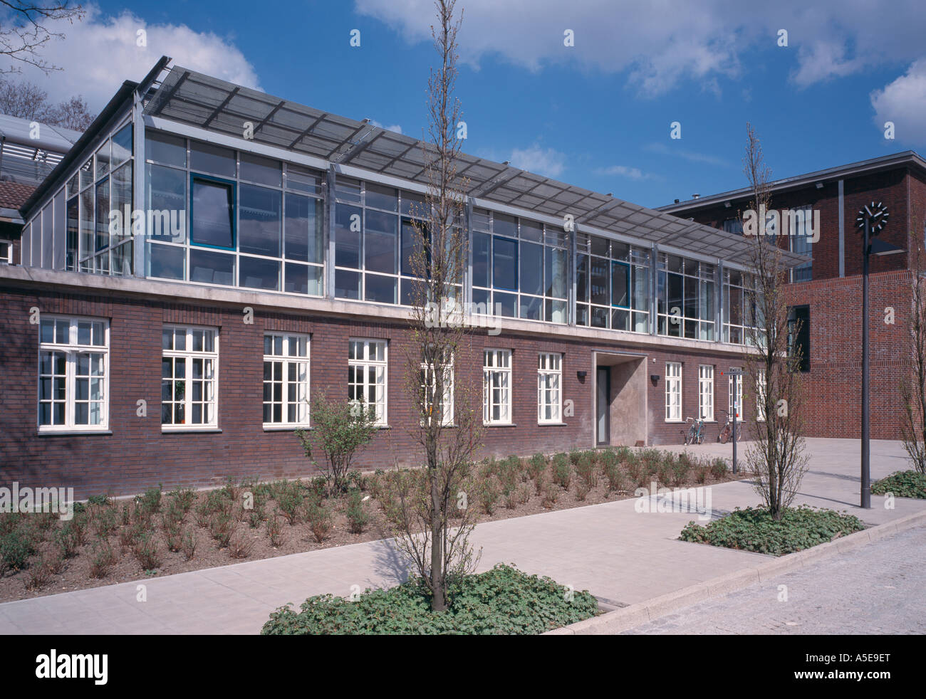 Gelsenkirchen, ehemalige Zeche Nordstern, Umbau zur BUGA 97, ehemalige Lohnhalle Stock Photo