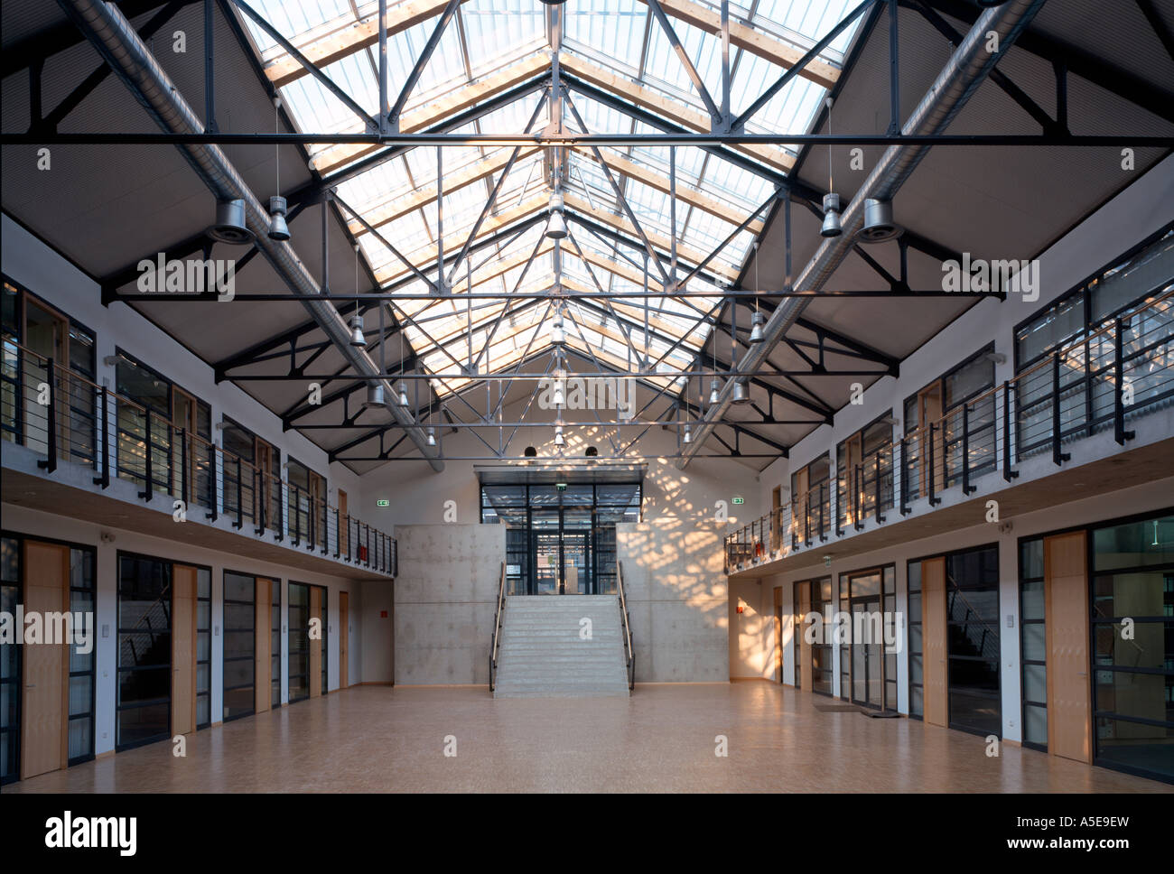 Gelsenkirchen, ehemalige Zeche Nordstern, BUGA 97, ehemalige Lohnhalle Stock Photo