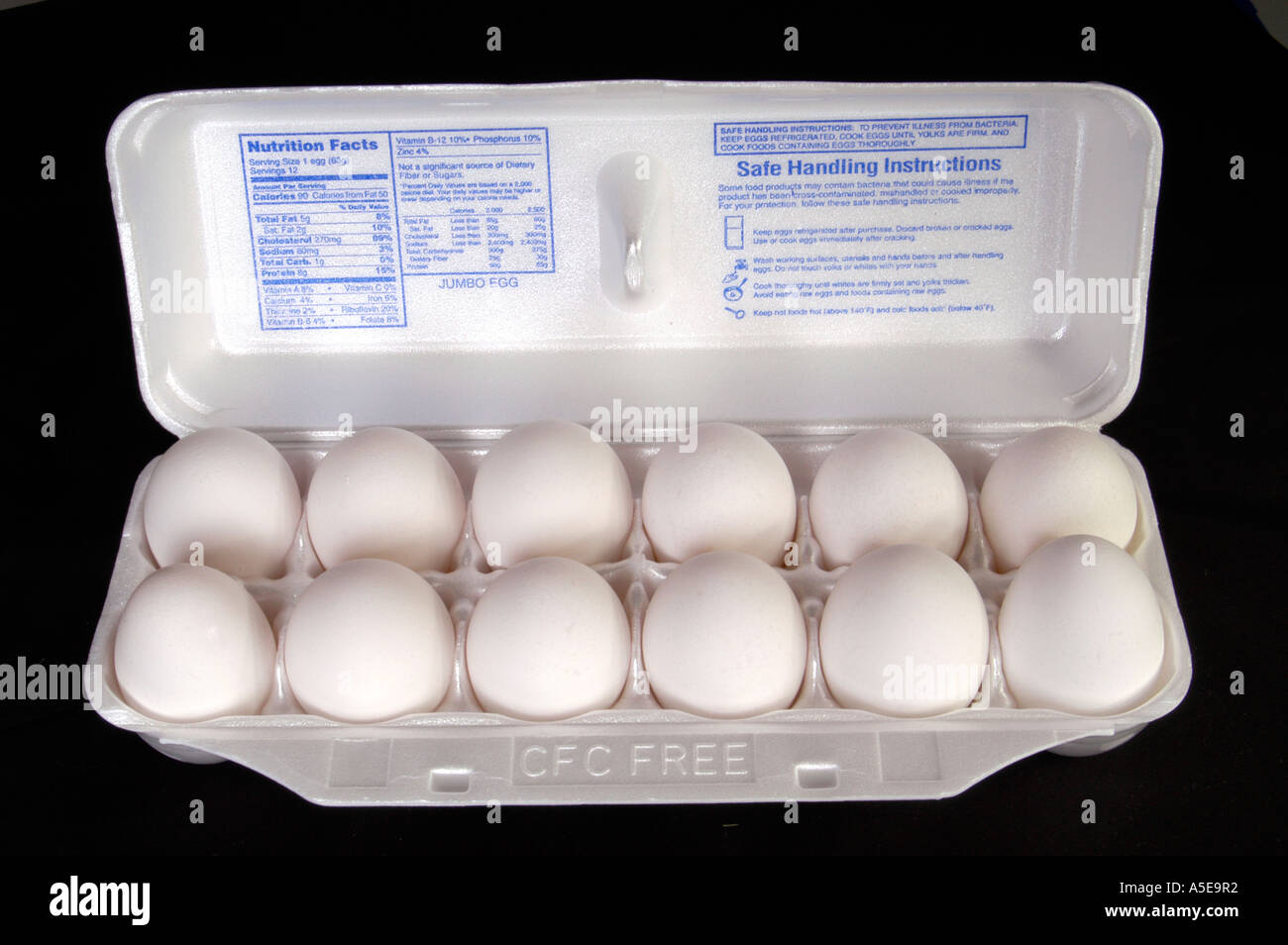 Eggs, 1 dozen Stock Photo Alamy