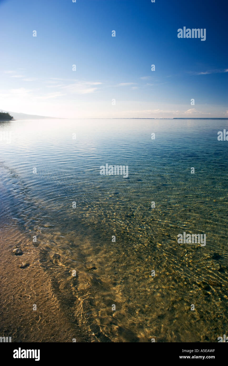Lagoon, Reunion Island Stock Photo - Alamy