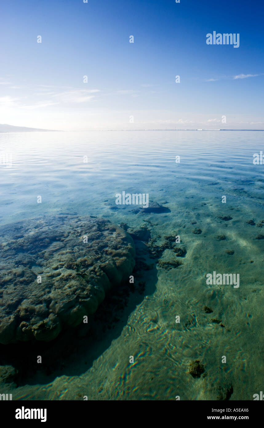 Lagoon, Reunion Island Stock Photo - Alamy