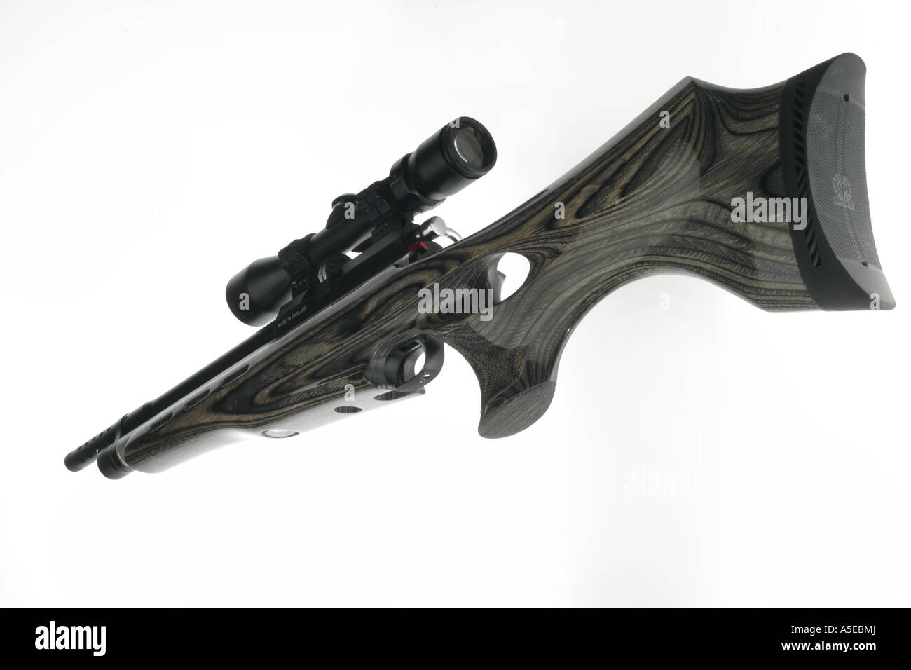 gun floating, rifle on white Stock Photo Alamy