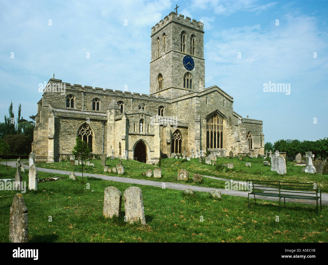 Church of The Blessed Virgin Thame Oxfordshire Stock Photo