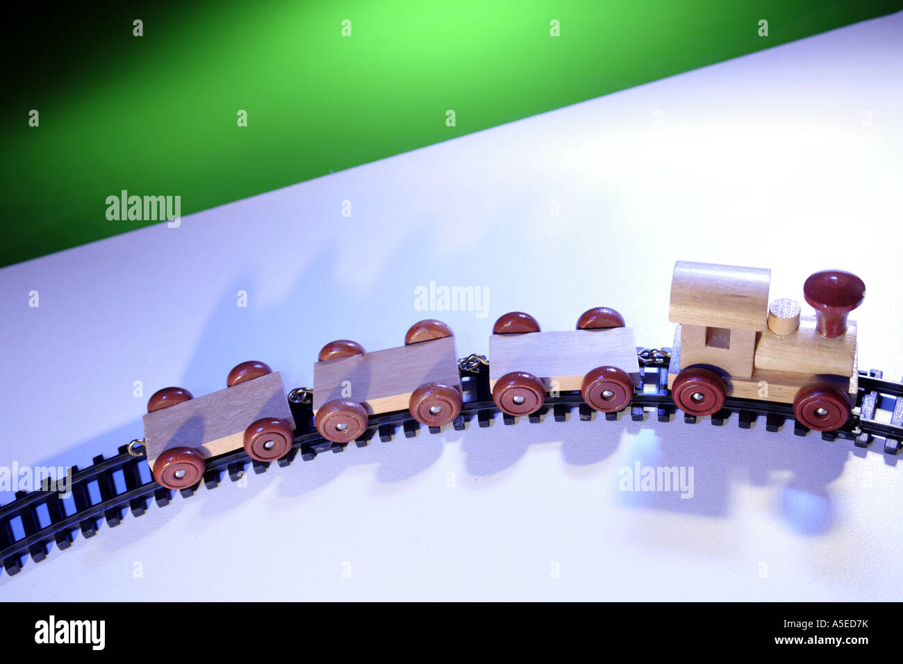Still life wooden toy railway hi-res stock photography and images - Alamy