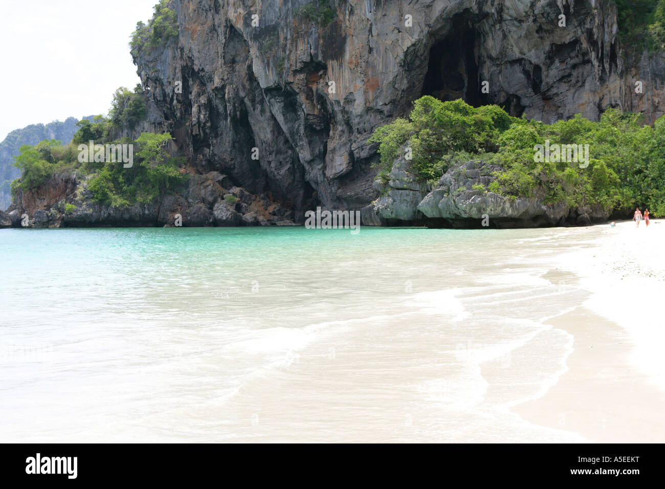 Railay Beach near Krabi Stock Photo