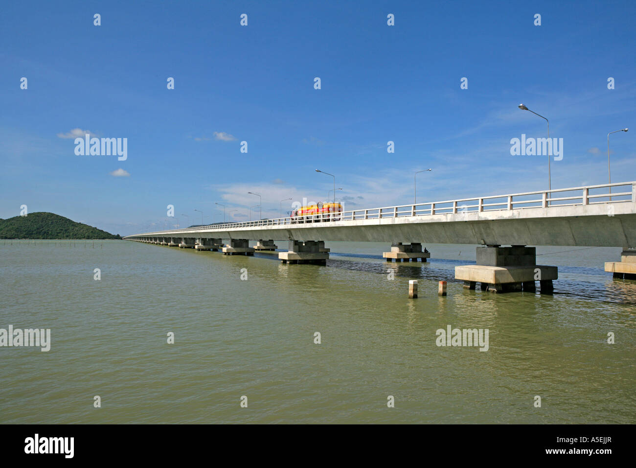 Thailand, Tinsulanond Bridge in Songklah Stock Photo