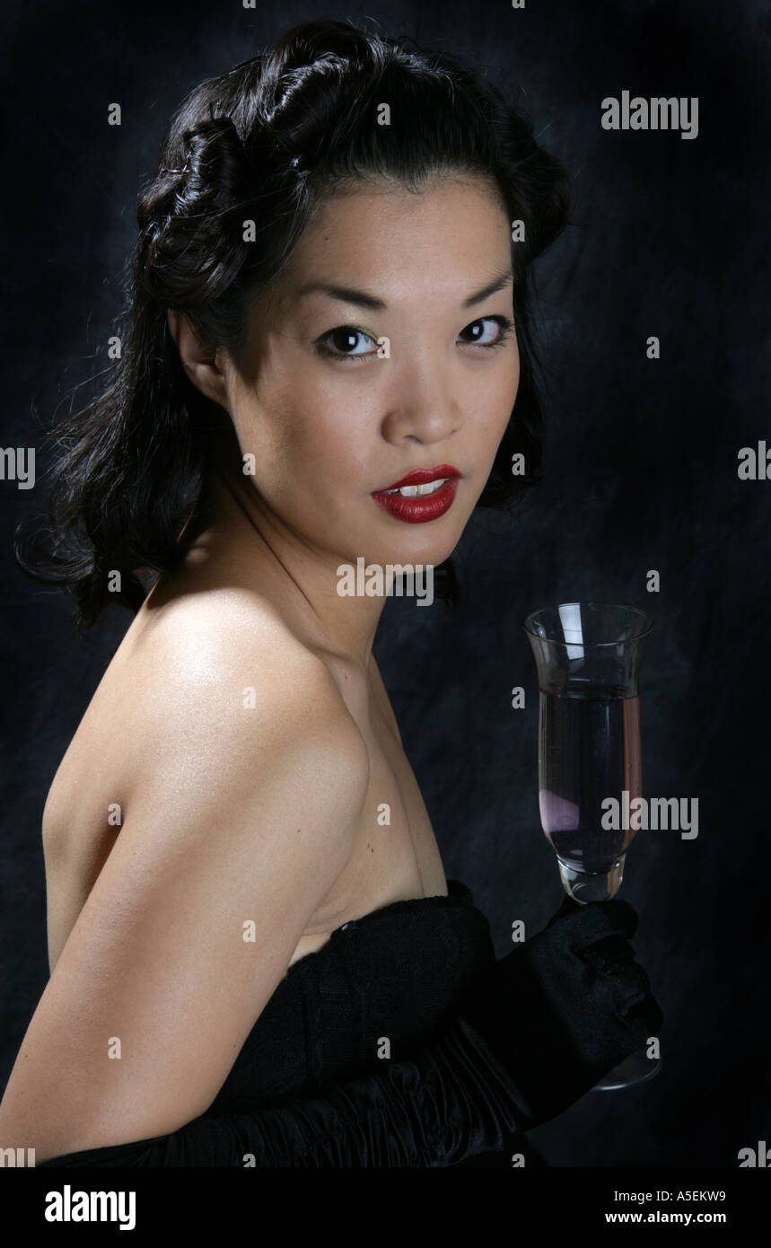 Marianne Cheesecake Burlesque Performer Stock Photo