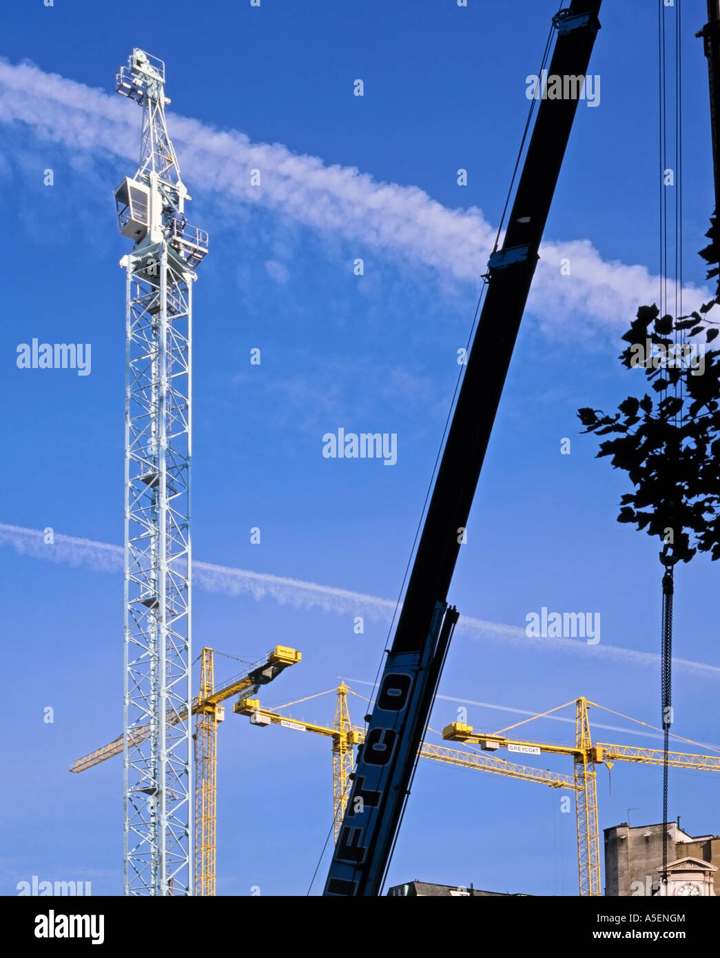Cranes construction crane hi-res stock photography and images - Alamy