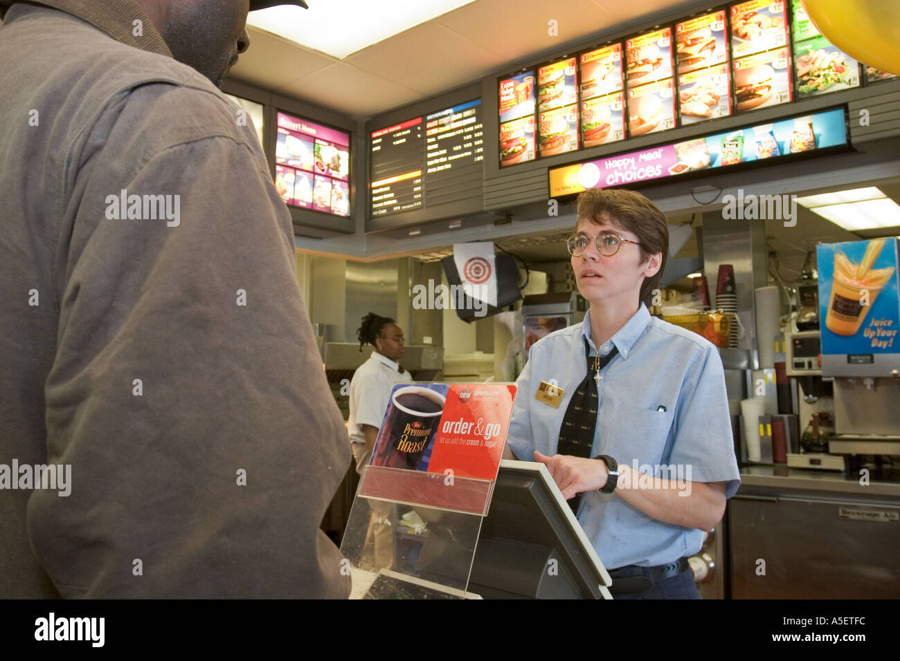 Mcdonalds staff service hires stock photography and images Alamy