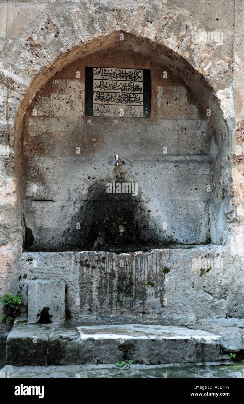 Water tap Kaleici Antalya Turkey Stock Photo Alamy
